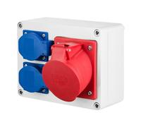 RS-3 BUILDING DISTRIBUTOR 2X 230V 1X 16/5 IP44 GREY 6203-00