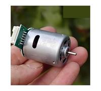 RS-365 Carbon Brush electronic starter DC 12V-24V 18V High Speed electronic starter Dual Shaft/Gear Teeth for Sweeper Robot Cleaner Printer MQXFCZUX(A velocity feedback)