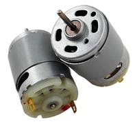 RS-385-18115 DC Motor 12V 24V High Torque Front Ball Bearing 0.5A 6000R 12000R Forward and Reverse Motor(24V-12000R)