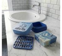 RS-3D Travel case sqautch Natural cold soap Holder Dish with Drip Tray, Rugged Soap Box with Drainage Insert, Men's Grooming Gift for Gym and Travel Fresh Fall not official product