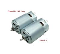 RS-550VD-8520 317004280 DC 12V 22000RPM High Speed Power electronic starter for Cordless Drill Garden Tools CZAOINCU(MODEL B 14T GEAR_12V)