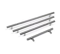 RS Bar Handle Hole Spacing: 128 mm, Total Length: 188 mm, Polished Chrome