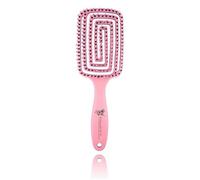 RS ESSENTIAL'S BY LV detangler brush hair brush detangler tangle vented hair brushes for women pink hairbrush black hair brush detangling brush (PINK)