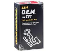 RS Mannol OEM for CVT, Fully Synthetic Automatic Transmission Fluid ATF Oil for CVT, 4 Litres