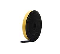 RS Neoprene Rubber Black Self-Adhesive Sponge Strip 30mm Wide x 15mm Thick x 5m Long