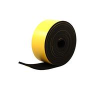 RS® Neoprene Rubber Self-Adhesive Sponge Strip 100mm Wide x 8mm Thick x 5m Long for Sealing, Weather Strip, Cushioning, Anti-Vibration, Anti-Slip, Gaskets & DIY