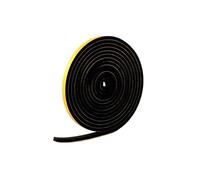 RS® Neoprene Rubber Self-Adhesive Sponge Strip 12mm Wide x 8mm Thick x 5m Long for Sealing, Weather Strip, Cushioning, Anti-Vibration, Anti-Slip, Gaskets & DIY