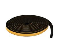 RS® Neoprene Rubber Self-Adhesive Sponge Strip 15mm Wide x 12mm Thick x 5m Long for Sealing, Weather Strip, Cushioning, Anti-Vibration, Anti-Slip, Gaskets & DIY