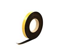 RS® Neoprene Rubber Self-Adhesive Sponge Strip 20mm Wide x 1.5mm Thick x 10m Long for Sealing, Weather Strip, Cushioning, Anti-Vibration, Anti-Slip, Gaskets & DIY