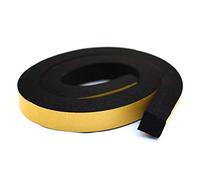 RS® Neoprene Rubber Self-Adhesive Sponge Strip 20mm Wide x 20mm Thick x 2m Long for Sealing, Weather Strip, Cushioning, Anti-Vibration, Anti-Slip, Gaskets & DIY