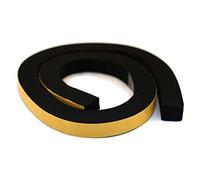 RS® Neoprene Rubber Self-Adhesive Sponge Strip 20mm Wide x 25mm Thick x 2m Long for Sealing, Weather Strip, Cushioning, Anti-Vibration, Anti-Slip, Gaskets & DIY