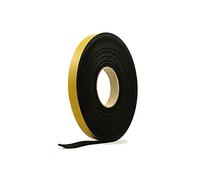 RS® Neoprene Rubber Self-Adhesive Sponge Strip 20mm Wide x 5mm Thick x 10m Long for Sealing, Weather Strip, Cushioning, Anti-Vibration, Anti-Slip, Gaskets & DIY