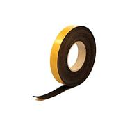 RS® Neoprene Rubber Self-Adhesive Sponge Strip 25mm Wide x 1.5mm Thick x 10m Long for Sealing, Weather Strip, Cushioning, Anti-Vibration, Anti-Slip, Gaskets & DIY