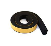 RS® Neoprene Rubber Self-Adhesive Sponge Strip 25mm Wide x 20mm Thick x 2m Long for Sealing, Weather Strip, Cushioning, Anti-Vibration, Anti-Slip, Gaskets & DIY