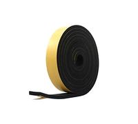RS® Neoprene Rubber Self-Adhesive Sponge Strip 50mm Wide x 12mm Thick x 5m Long for Sealing, Weather Strip, Cushioning, Anti-Vibration, Anti-Slip, Gaskets & DIY