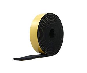 RS® Neoprene Rubber Self-Adhesive Sponge Strip 50mm Wide x 8mm Thick x 5m Long for Sealing, Weather Strip, Cushioning, Anti-Vibration, Anti-Slip, Gaskets & DIY