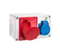 RS power distributor 2P + Z, 3P + N + Z 16A 6202-00