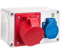 RS power switchgear 2P+Z, 3P+N+Z 16A surface, IP44 6202-00