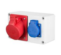 RS power switchgear 2P+Z, 3P+N+Z 32A surface, IP44 6202-01