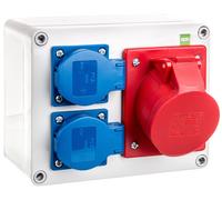 RS-3 BUILDING DISTRIBUTOR 2X 230V 1X 16/5 IP44 GREY 6203-00