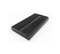 RS PRO 1881301 Enclosure Black IP40 299x175x50mm