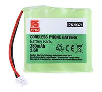 RS PRO NiMH battery pack 3.6 V / 280 mAh, cable connection