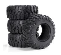 RS RC 4Pcs 2.6 Inch All Terrain Rubber Butyl Rubber Dragon Claw Tires Compatible With 1:10 RC Rock Crawlers TRX-6 RBX10 90