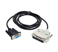 RS232 D-SUB 9PIN DB9 FEMALE TO DB25 25PIN MALE ADAPTER PLC PROGRAMMING F2-232CAB-1 CABLE FX-232AW/FXON-232ADP (Size : 1.8M)