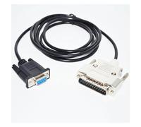 RS232 DB9 9PIN FEMALE TO DB25 D-SUB25PIN MALE ADAPTER NULL MODEM CABLE FOR VOOR SHARP X68000 X68K COMMUNICATED WITH PC(2m)