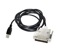 RS232 SERIAL MODEM CABLE FOR P/N 68-1247-504 480-7996-00 USB A 2.0 / D-SUB9PIN DB9 FEMALE TO D-SUB25PIN DB25 MALE ADAPTER KABLE(3.6m,USB TO DB25)