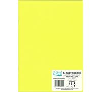 RS269397 A4 NEON YELLOW LAMINATED SKETCHBOOK 140g