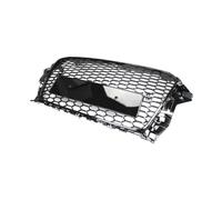 RS3 Style Honeycomb Front Bumper Grille for 2013-2015 Audi A3/S3 8V Pre-Facelift - Gloss Black ABS Mesh - Direct Replacement 8V3853651/8V3853651B/8V3853651C - Color: Bright Black