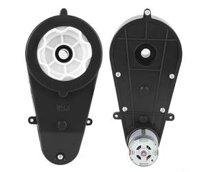 RS390/RS550 12V Electric Gearbox with High Torque DC Motor for Ride-On Car Replacement, Black(RS550 12V 18000RPM)