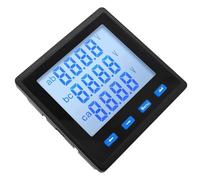 RS485 400V 3 Phase Multi-function Digital LCD Display Voltmeter Ammeter Watt Power Energy Frequency Meter With CT(Meter With 100A CT)