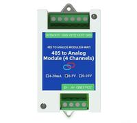 RS485 Analog Input Module for Sensor Signal Collection 2-Way or 4-Way Configuration 4-20mA 0-5V 0-10V Range 12-Bit Resolution (4-Way 0-10V)