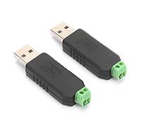 RS485 Connector, Serial CH340 Mini USB To RS485 Converter Adapter, 2PCS Adapter Module for Access Control System CH340 USB to RS485 Win8/Win7/Linux/XP/Vista