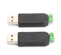 RS485 Connector USB Serial Converter Reliable Adapter Module for Machine Data Reading and PTZ Control, 2PCS