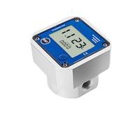 RS485 Micro Flow Meter G1/2 G1/4 Digital Water Oil Liquid K24 Pipeline Sensor(G1-2 20mm 0.3-20LPM)
