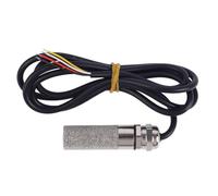 RS485 Temperature Humidity Sensor Transmitter,DC 5V-28V Collector Module XY-MD04 Metal Waterproof Probe for Control Room Intelligent Office Building Greenhouse
