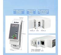 RS485 To Ethernet Converter Device Server Protoss PE11-M - For Industrial Network Communication - For MQTT TCP UDP HTTP WebSocket Protocols - DIN-rail Mounting