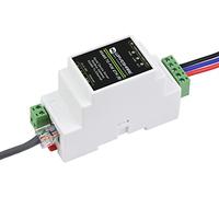 RS485 to Ethernet Converter Industrial RS485 Serial Server TCP/IP to Serial Module Modbus MQTT Gateway, Support PoE Ethernet Port Power Supply, with Power and Signal Isolation Protection, Rail-Mount