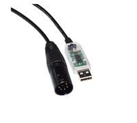 RS485 USB TO DMX512 XLR 5PIN 5P FEMALE/MALE DMXCONTROL FREESTYLER ARTNET QLC+ MAGIC Q TO STAGE CONTROLLER KABLE(1.8M,5P XLR MAIL A)