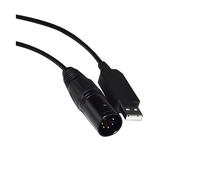 RS485 USB TO DMX512 XLR 5PIN 5P FEMALE/MALE DMXCONTROL FREESTYLER ARTNET QLC+ MAGIC Q TO STAGE CONTROLLER KABLE(3m,5P XLR MAIL B)