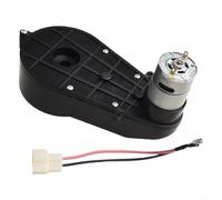 RS550 24V 20000RPM High-Torque DC Gearmotor with 12mm Shaft - Plastic-Metal Construction, 185mm Length, for Ride-On Cars & Children's Elec