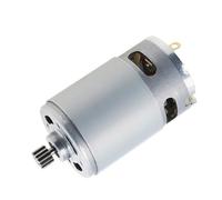 RS550 DC electronic starter 8.2mm/9.5mm 14Teeth Gear 10.8-25V Brushed electronic starter Engine for Rechargeable Hand electronic starter Saw Drill Tool AUOQKQUT(18V,9.5mm Gear)