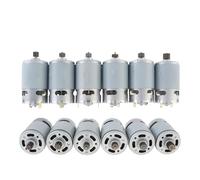 RS550 DC Motor 10.8V/12V/16.8V/18V/21V Micro Electric Screwdriver Motors with 9/11/12/13/14/15 Teeth High Torque Gear Box Motor(No Teeth,12V)