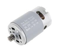 RS550 DC Motor 12V 16.8V 21V 25V 19500 RPM DC Motors Two-speed 9/11/12 Teeth High Torque Gear Box for Electric Drill/Screwdriver(9 Teeth 12V 19500)