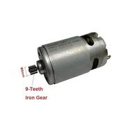 RS550 electronic starter 9 12 Teeth DC 9.6v 10.8v 12V 14.4V 16.8v 18V 21.6V 3.17mm AUOQKQUT(14.4v 9Teeth 8mm)