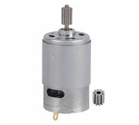 RS550 High Speed 12V Micro Motor Powerful Durable Engine for Electric Toy Cars Children Motorcycles DIY Projects with 2 Tooth Heads (12V550-12000RPM)