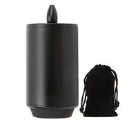 RSAODJCLO Billiard Pool Cue Extension, Aluminum Alloy Pool Cue Stick Extender for Practice Training, Professional Billiard Accessory with Storage Bag, Durable and Lightweight Design for Enha (2in)